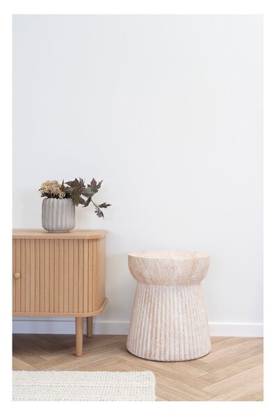Lončena okrogla vrtna mizica ø 37 cm Bonn – House Nordic