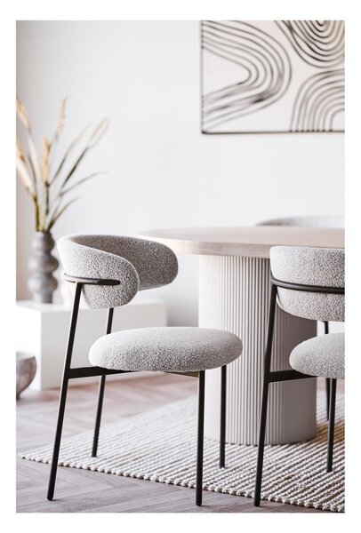 Jedilna miza z mizno ploščo v jesenovem dekorju 100x220 cm Solva – House Nordic