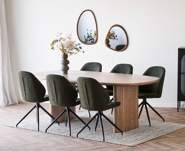 Jedilna miza v jesenovem dekorju 110x210 cm Serra – House Nordic