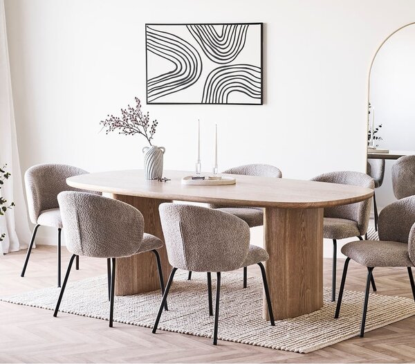 Jedilna miza v jesenovem dekorju 110x210 cm Serra – House Nordic