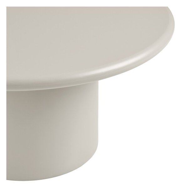 Kremno bela okrogla mizica ø 80 cm Nagano – House Nordic