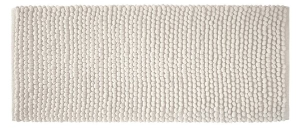 Bela kopalniška preproga 50x120 cm Aspen Bobble – Bianca