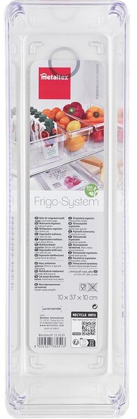 Plastičen organizator za hladilnik 37x10 cm – Metaltex