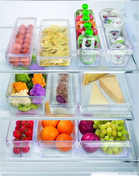 Plastičen organizator za hladilnik 37x20,5 cm – Metaltex