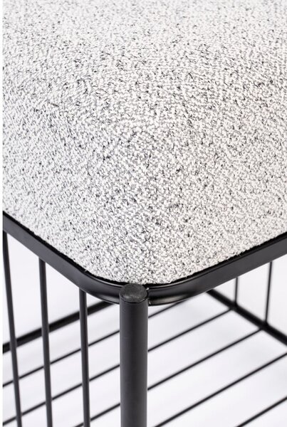 Svetlo siv tabure Milou – White Label