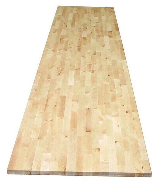 Exclusivholz Delovna plošča (Breza, 400 x 80 x 2,7 cm)