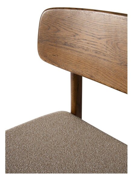 Rjav jedilni stol Livo – Unique Furniture