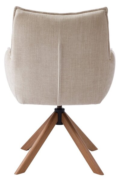 Kremno beli oblazinjeni jedilni stoli v kompletu 2 ks Marilla – Unique Furniture