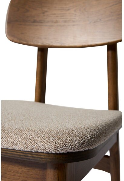 Rjav jedilni stol Livo – Unique Furniture