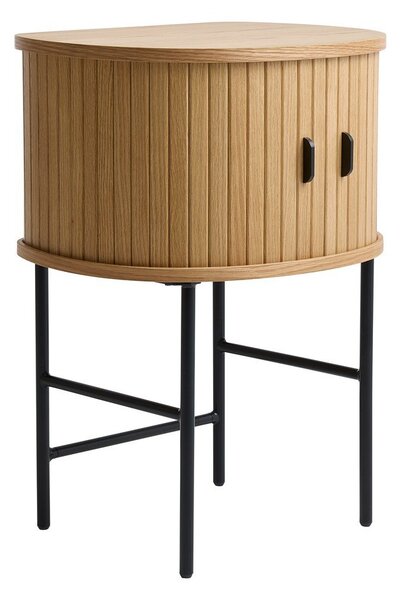 Nočna omarica v naravni barvi Nola – Unique Furniture