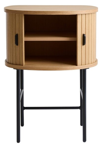 Nočna omarica v naravni barvi Nola – Unique Furniture