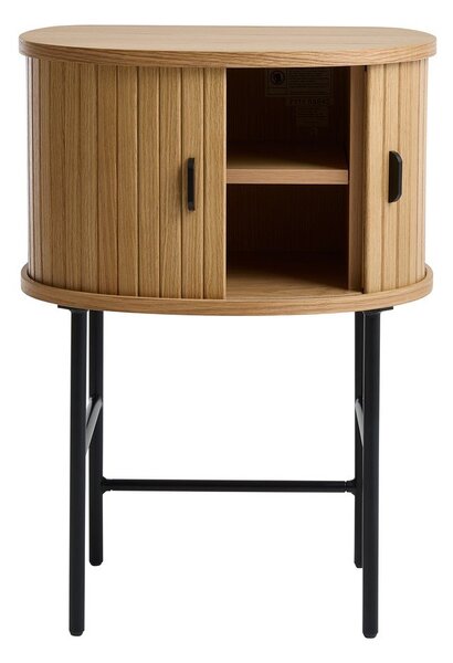 Nočna omarica v naravni barvi Nola – Unique Furniture