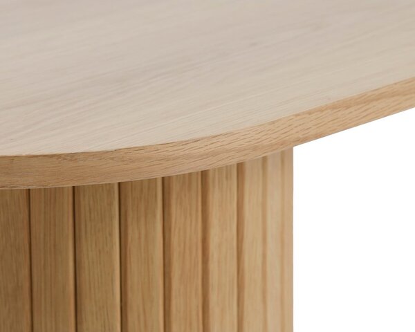 Stranska mizica v naravni barvi 40x130 cm Nola – Unique Furniture