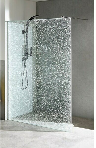 Camargue Tuš stena Crash Glass S63 (Š x V: 85 x 200 cm, Prevlečena)