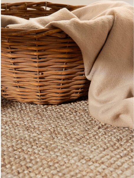 Okrogla preproga iz jute v naravni barvi ø 160 cm Bouclé Jaipur – Hanse Home