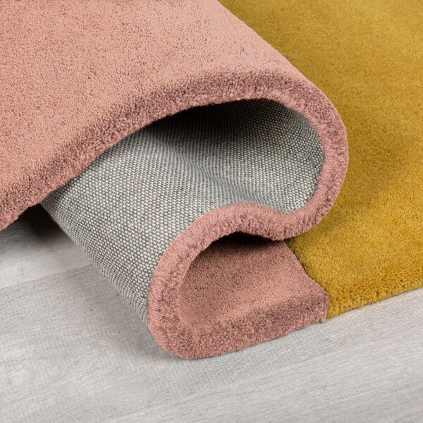 Modra ročno tkana volnena preproga 120x180 cm Lozenge Bright Multi – Flair Rugs