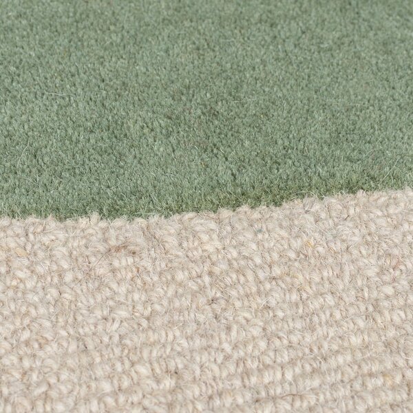 Zelena ročno tkana volnena preproga 120x170 cm Glow Green & Blue – Flair Rugs
