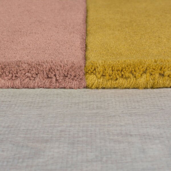 Modra ročno tkana volnena preproga 120x180 cm Lozenge Bright Multi – Flair Rugs