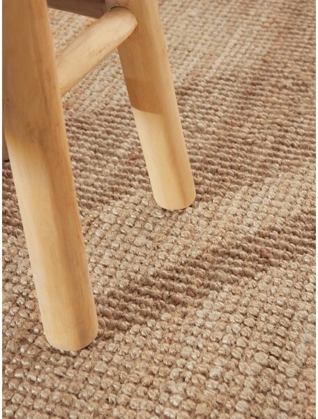 Okrogla preproga iz jute v naravni barvi ø 160 cm Bouclé Jaipur – Hanse Home