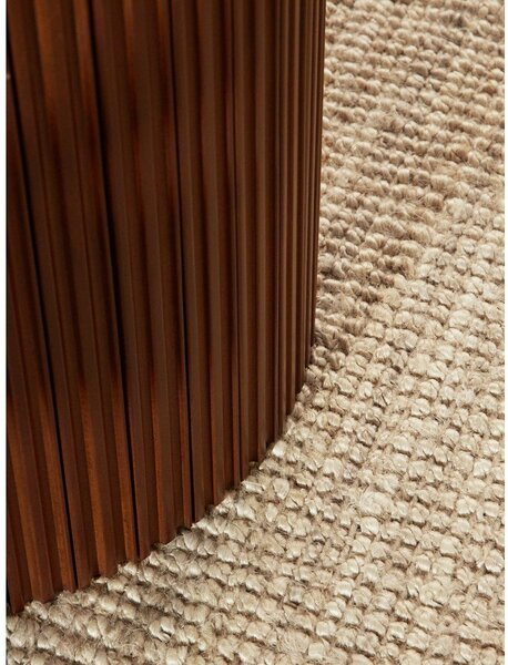 Kremno bela okrogla preproga iz jute ø 160 cm Bouclé Jaipur – Hanse Home