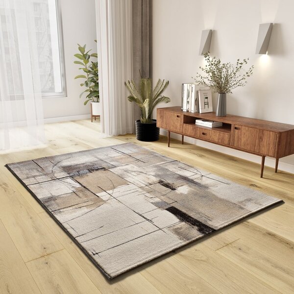 Sivo-bež preproga 133x190 cm Beruti – Universal