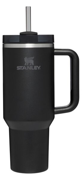 Črna termovka s slamico iz nerjavečega jekla 1,18 l Quencher H2.0 FlowState Tumbler Black – Stanley