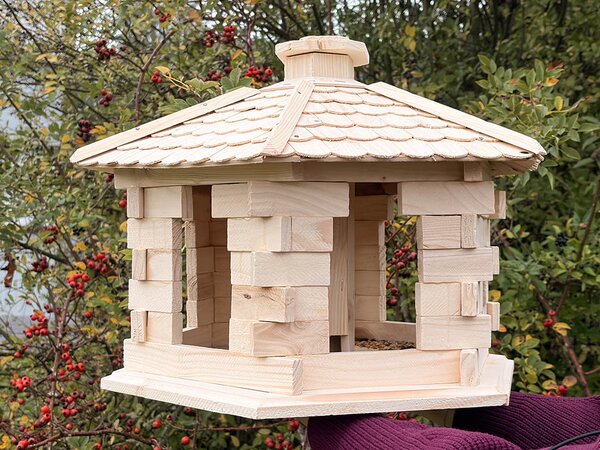 ATMOWOOD Lesena ptičja hišica XL