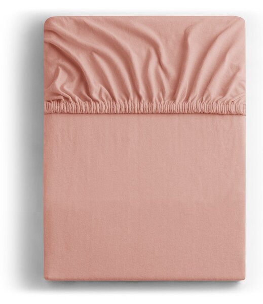 Breskova napenjalna rjuha iz jerseyja 240x220 cm Amber – Restilo