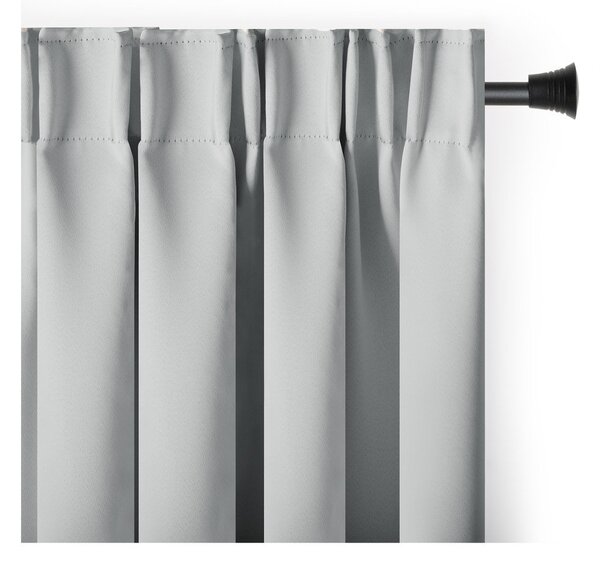 Svetlo siva zavesa za delno zatemnitev 140x245 cm Kierra – Restilo
