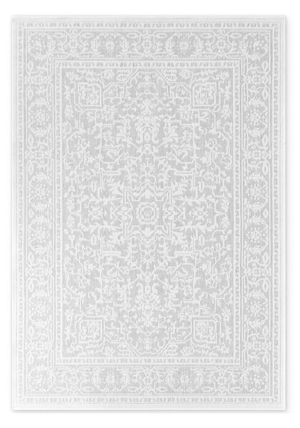Sivo-slonokoščena notranja in zunanja preproga 120x170 cm Duet Kona – NORTHRUGS