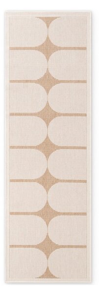 Bež-slonokoščen zunanji in notranji tekač 80x250 cm Duet Bowen – NORTHRUGS