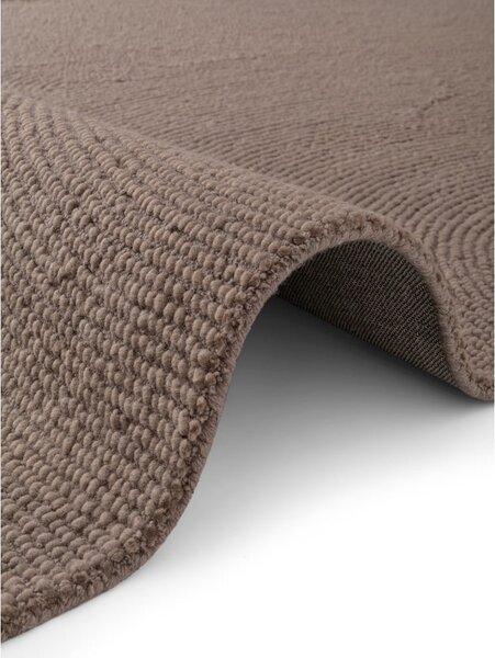 Sivorjava ročno tkana volnena preproga 80x150 cm Calmio – Hanse Home