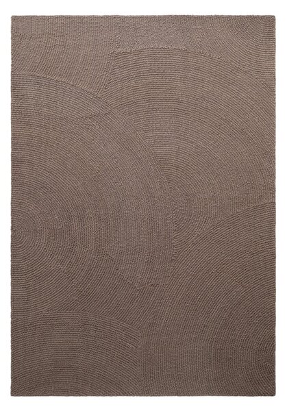 Sivorjava ročno tkana volnena preproga 80x150 cm Calmio – Hanse Home