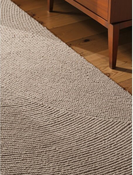 Bež ročno tkan volnen tekač 80x300 cm Calmio – Hanse Home
