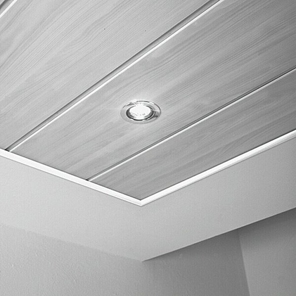 LOGOCLIC Četrtinska palica Uni - bela (260 cm x 12 mm x 12 mm, MDF)