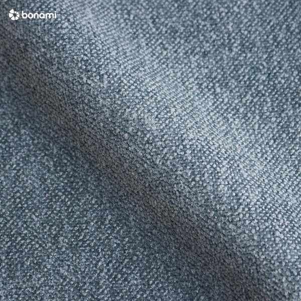 Modra oblazinjena zakonska postelja s prostorom za shranjevanje z letvenim dnom 160x200 cm Myra Slim Line – Bonami Selection