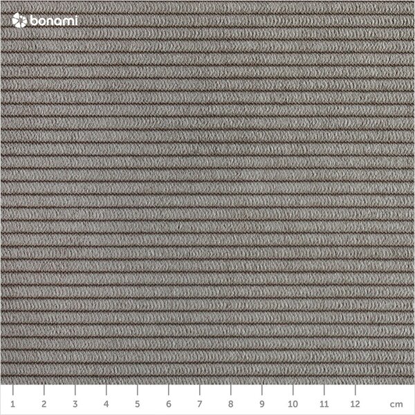 Sivorjava oblazinjena zakonska postelja z letvenim dnom 160x200 cm Noira Slim – Bonami Selection