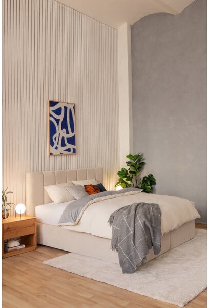 Bež boxspring postelja 180x200 cm Olia Bold Line – Bonami Selection