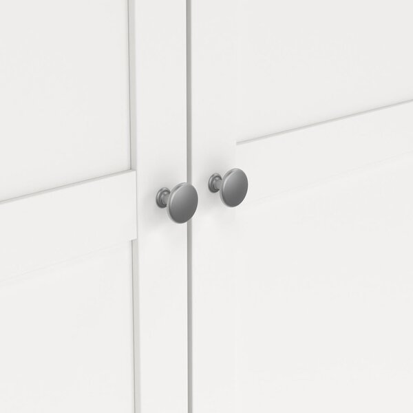 Bela garderobna omara 99x200x62 cm Billund – Tvilum