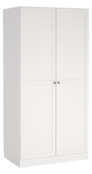 Bela garderobna omara 99x200x62 cm Billund – Tvilum