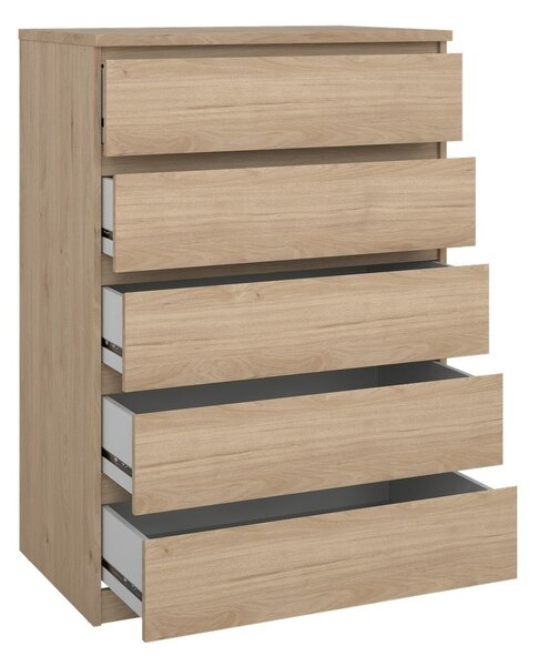 Komoda v hrastovem dekorju 77x111x50 cm Naia – Tvilum