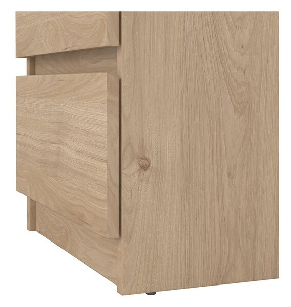Komoda v hrastovem dekorju 40x70x50 cm Naia – Tvilum