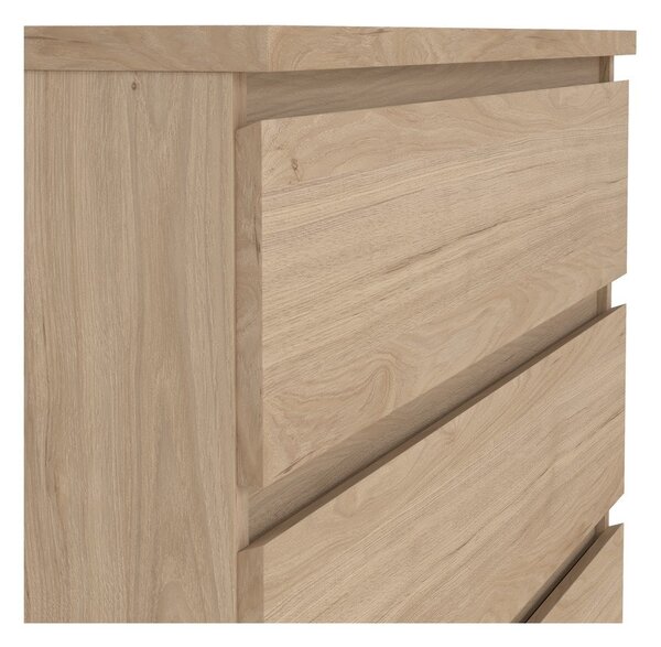 Komoda v hrastovem dekorju 77x111x50 cm Naia – Tvilum