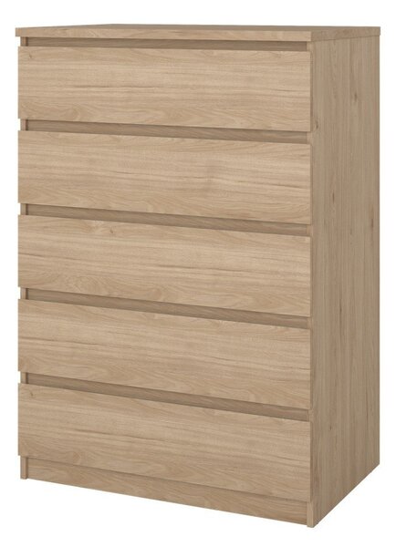 Komoda v hrastovem dekorju 77x111x50 cm Naia – Tvilum