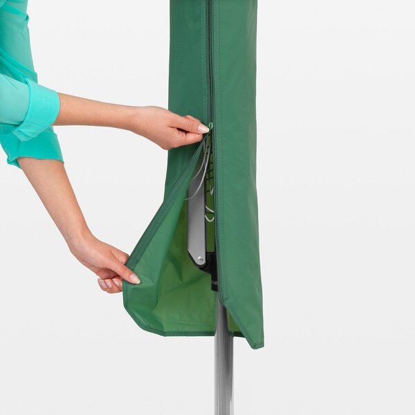 Vrtno stojalo za sušenje perila v srebrni barvi 50 m Topspinner – Brabantia