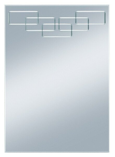 Kristall-Form Okrasno ogledalo Oblong (50 x 70 cm, Oglate oblike)
