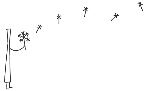 Stenska ura Dandelion 3 barve