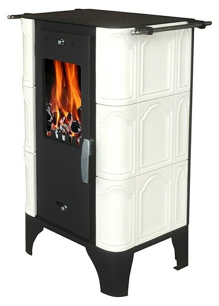 Domofire Kaminska peč Piccolino (6 kW, Zmogljivost ogrevanja prostora: 120 m³, Bela)