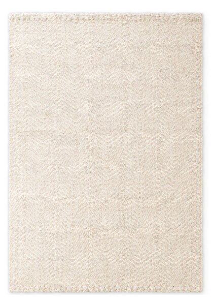 Kremno bela/slonokoščena ročno tkana preproga iz mešanice volne 200x290 cm Majoli – Elle Decoration