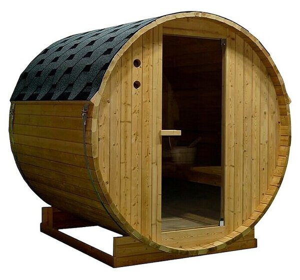 Sanotechnik Savna v sodu Tromsö XL (Les, Do x Š x V: 193,8 x 176,8 x 176,8 cm)